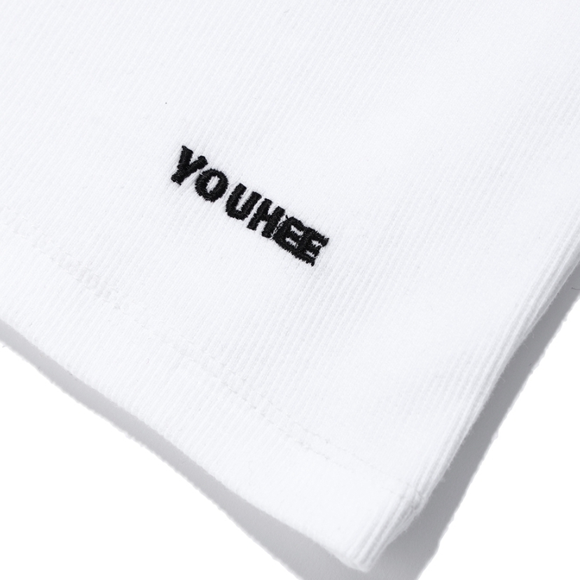 YOUHEE ONE SHOULDER LOGO SLEEVELESS 4BTR953 (YOUHEE/Tシャツ