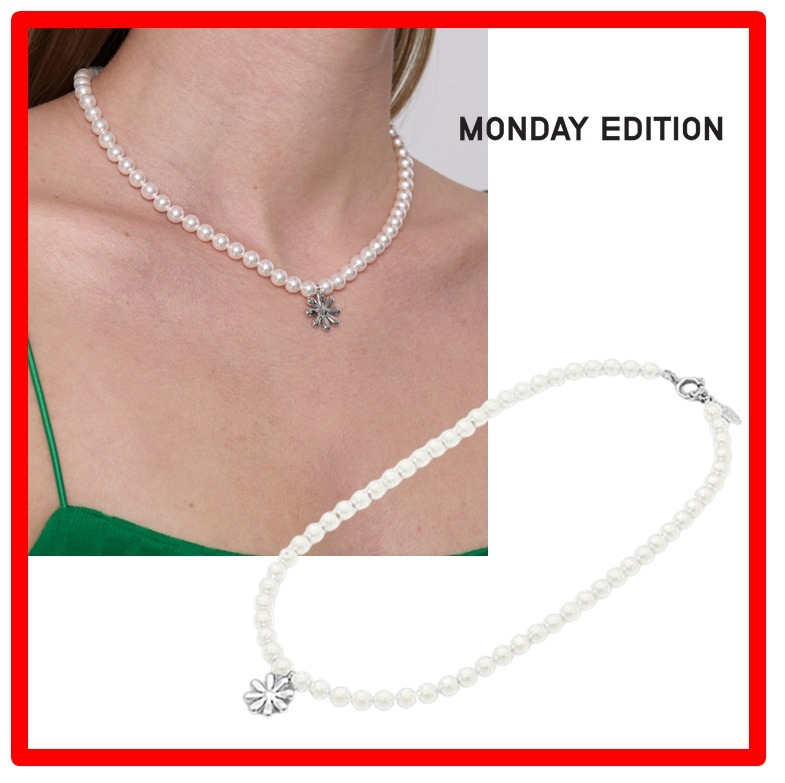 ☆人気☆【MONDAY EDITION】☆DAISY AND PEARL NECKLAC.E☆