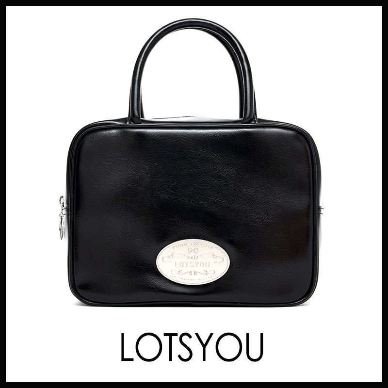 ★LOTSYOU★LUMPY BUMPY TOTEBAG BLACK