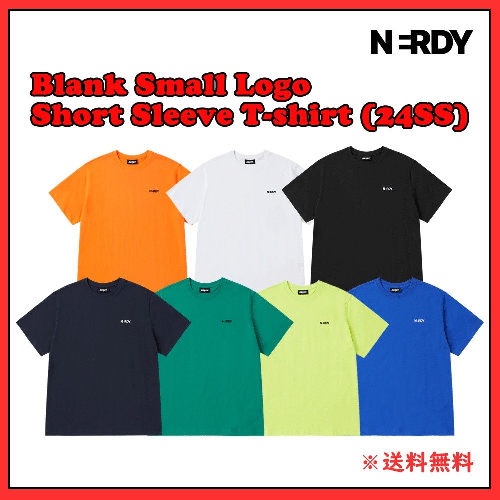 [24S/S]ノルディ◆Blank Small Logo T-shirt◆ロゴ 半袖 Tシャツ