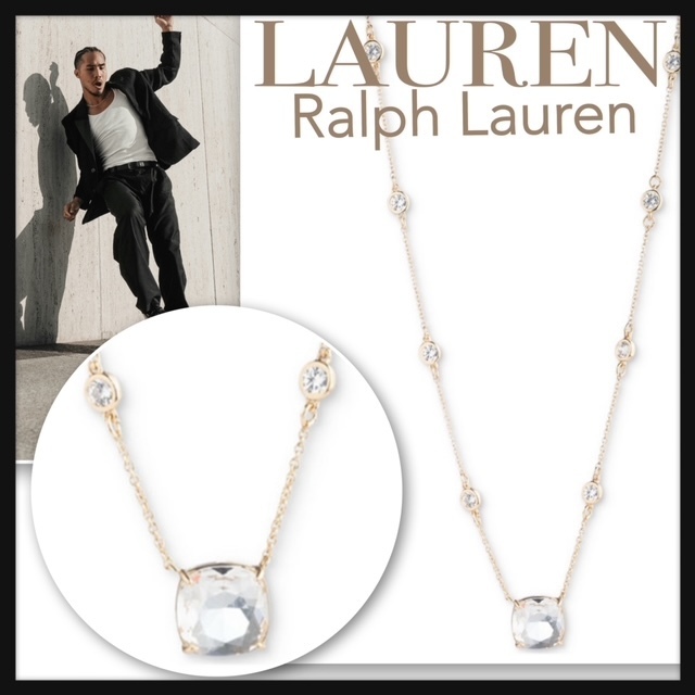 NEW★Ralph Lauren★クリスタル・ネックレス