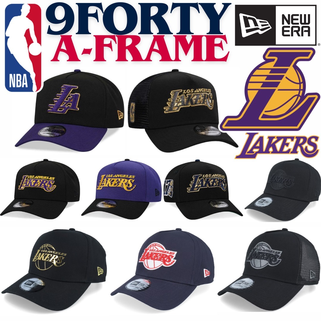 【海外限定】New Era 9FORTY A-frame NBA Los Angeles Lakers