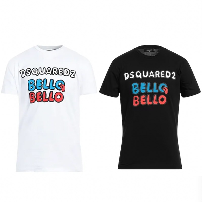 D SQUARED2 Tシャツ 半袖 ロゴプリント BELLO BELLO