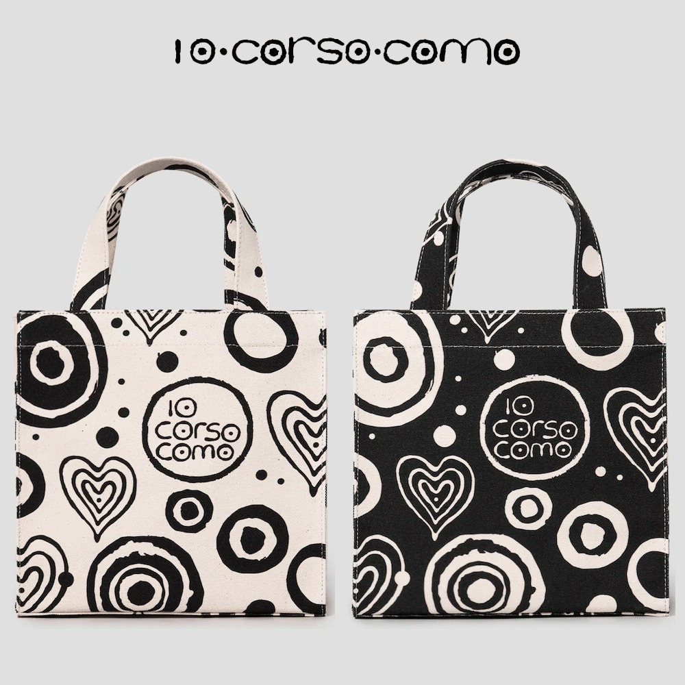 ★10 CORSO COMO★Cuore Canvas Bag