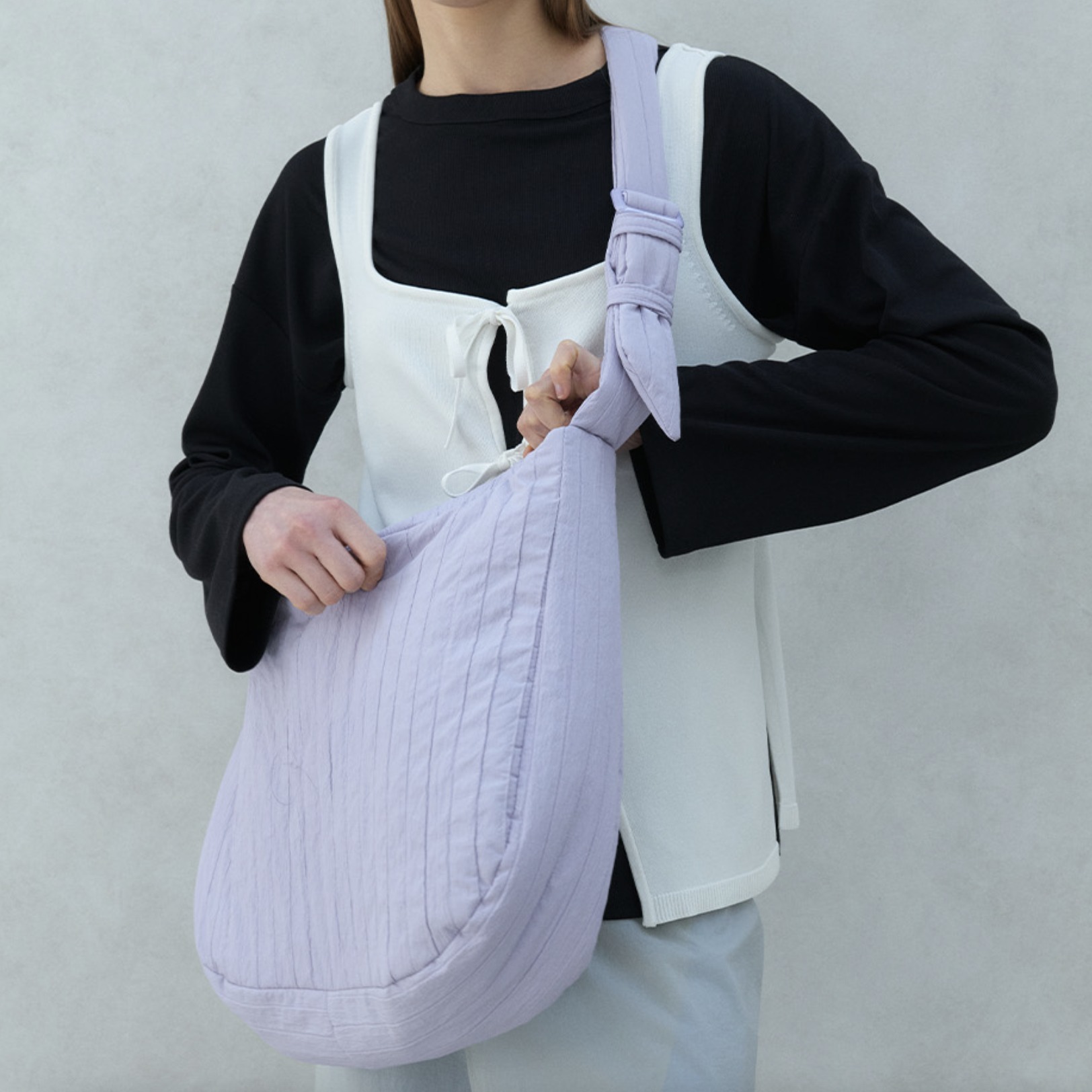ACOC ワンダークロスバッグ Light Purple/韓国 斜めがけ 大きめ