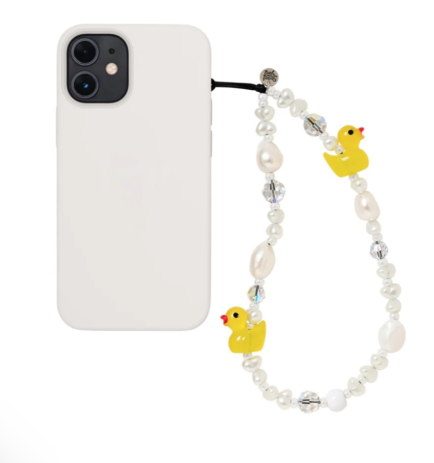 大切な人へのギフト探し String アヒルストラップ【関送込 淡水パール Ting】Venus スマホアクセサリー