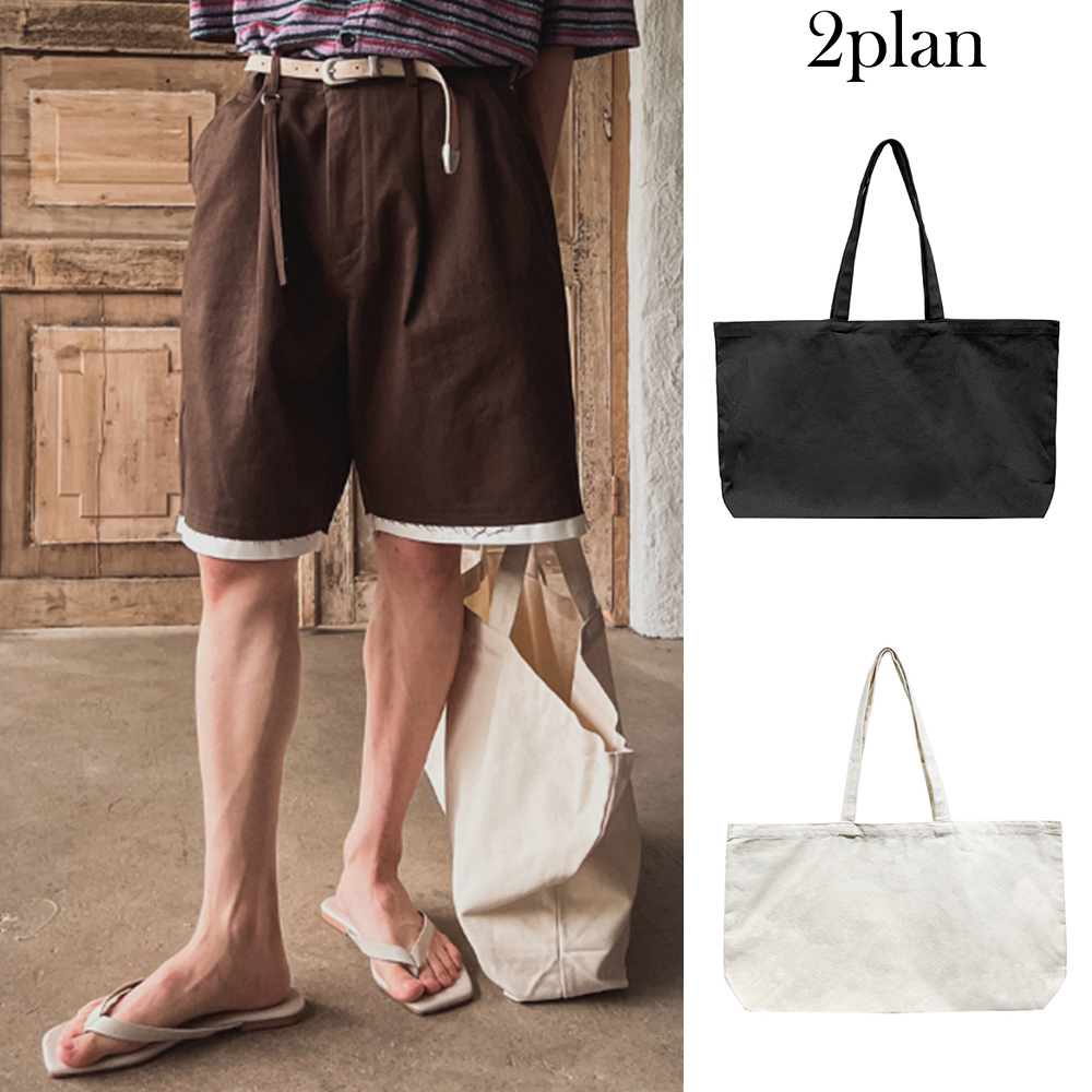 【2plan】Broad cotton eco bag