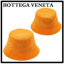 BOTTEGA VENETA Unisex Street Style Bucket Hats Wide-brimmed Hats