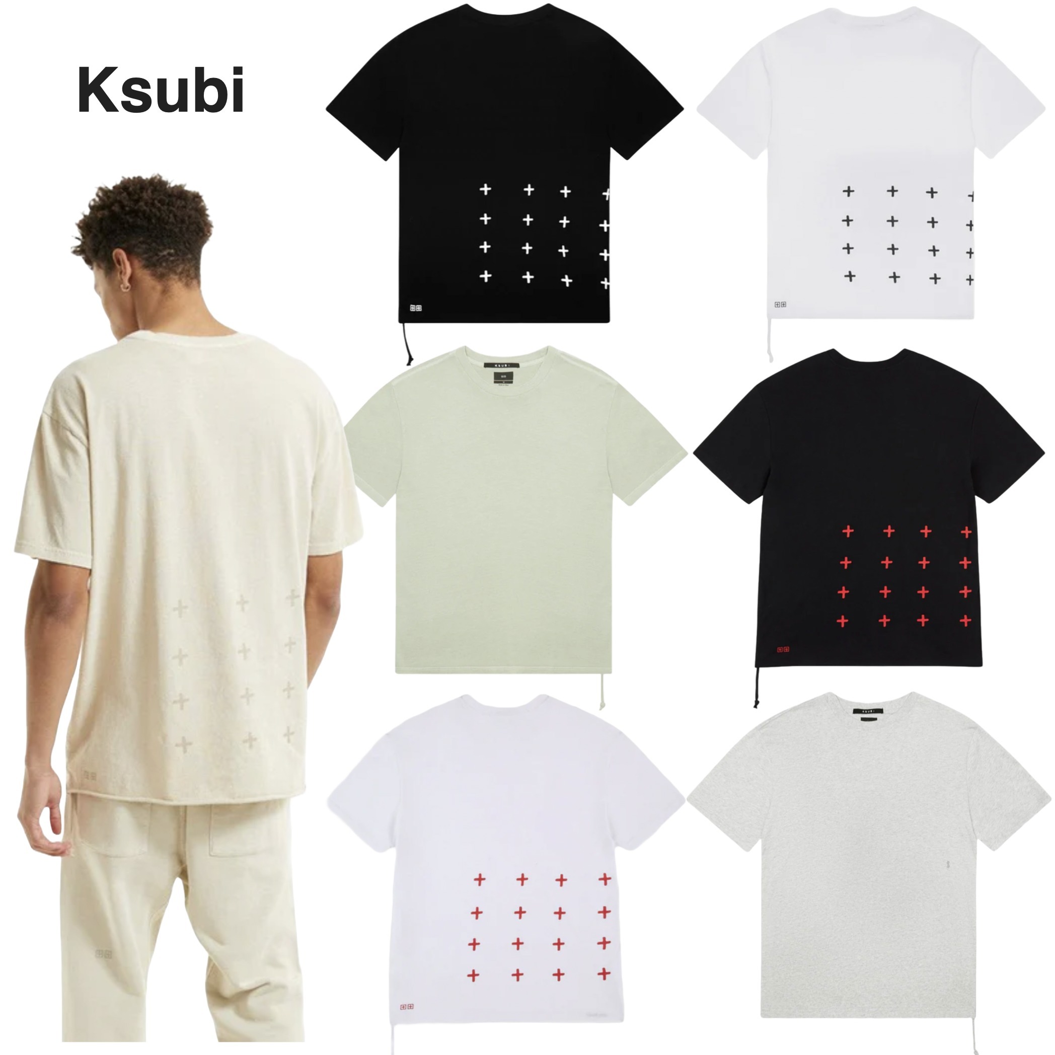Rivington Roi Rebis☆関税込☆HEIR MAX ホワイト半袖Tシャツ Rivington Roi Rebis☆関税込☆HEIR MAX CVAホワイト半袖Tシャツ