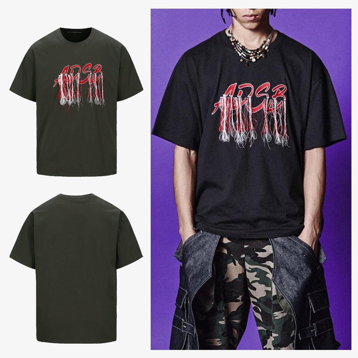 Tシャツ・カットソー ANDERSSON BELL UNISEX ADSB CHEERLEADER T-SHIRTS 4TR468