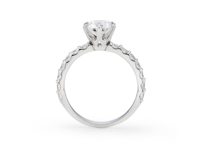 【HYERES LOR】24SS★ Lab Diamond 14K(W) 1.0ct Pave Ring