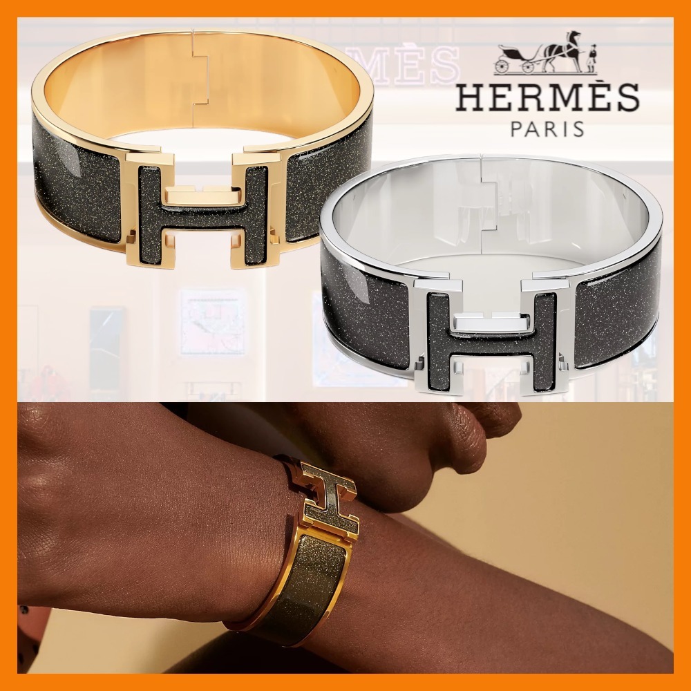 【上品な輝き★】HERMES★ブレスレット 《クリック・クラックH》