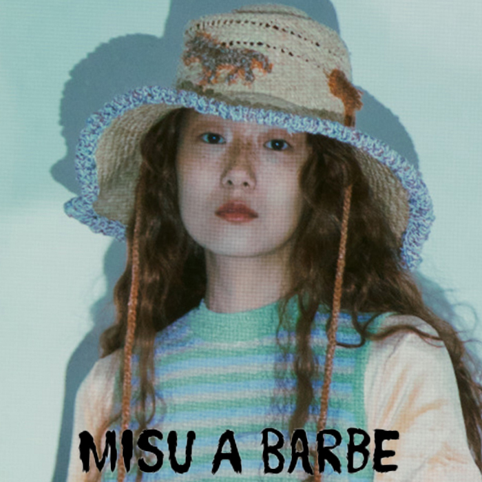MISU A BARBE ミス ア バーブ ランチ ストロー ハット