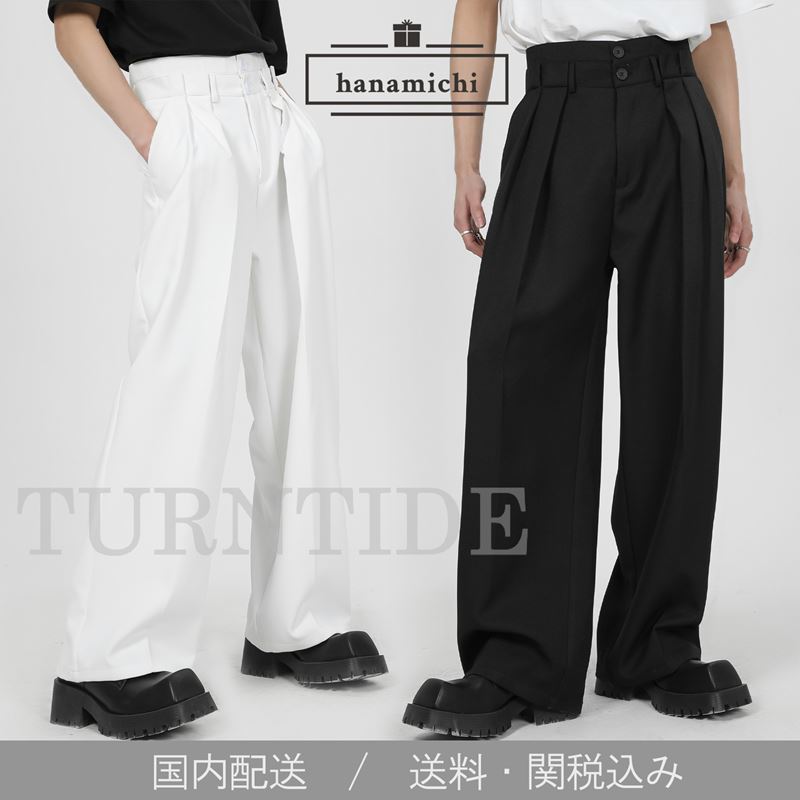 TURNTIDE*日本未入荷 韓国風デザイン Wide Leg スーツパンツ