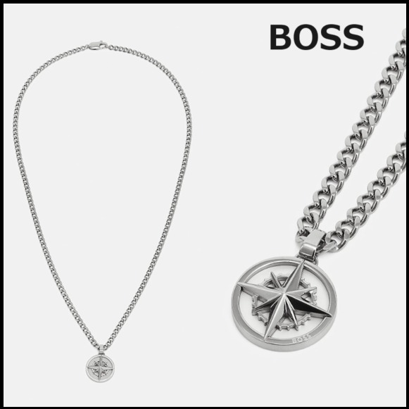 HUGO BOSS☆BOSS コンパス チェーンネックレス