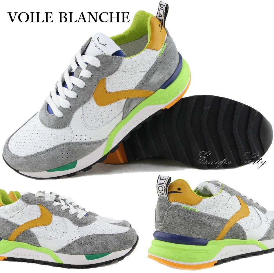 関税込◆VOILE BLANCHE メンズ スニーカー レザー MAGG