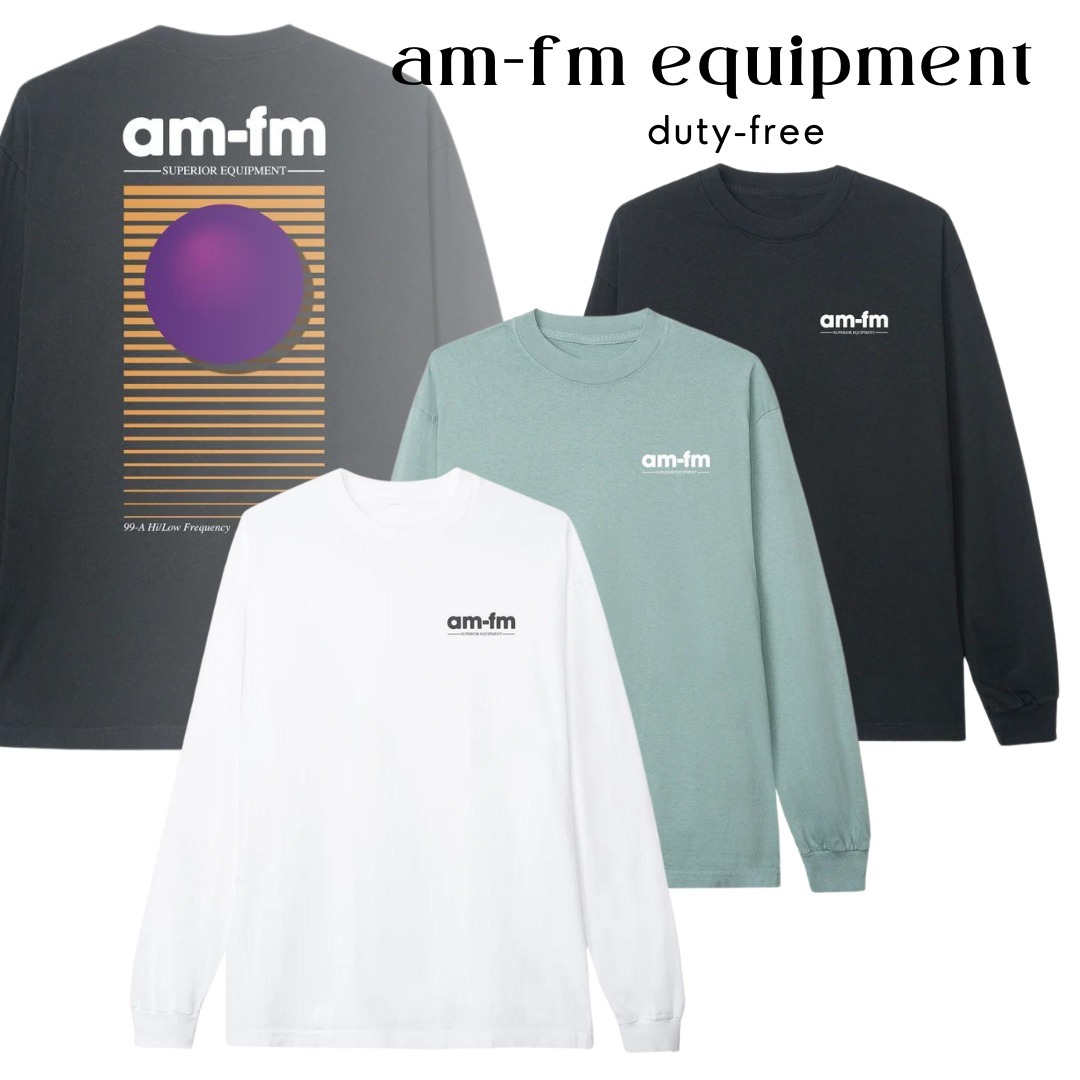 【am-fm equipment】ORB L/S TEE ロングスリーブTシャツ