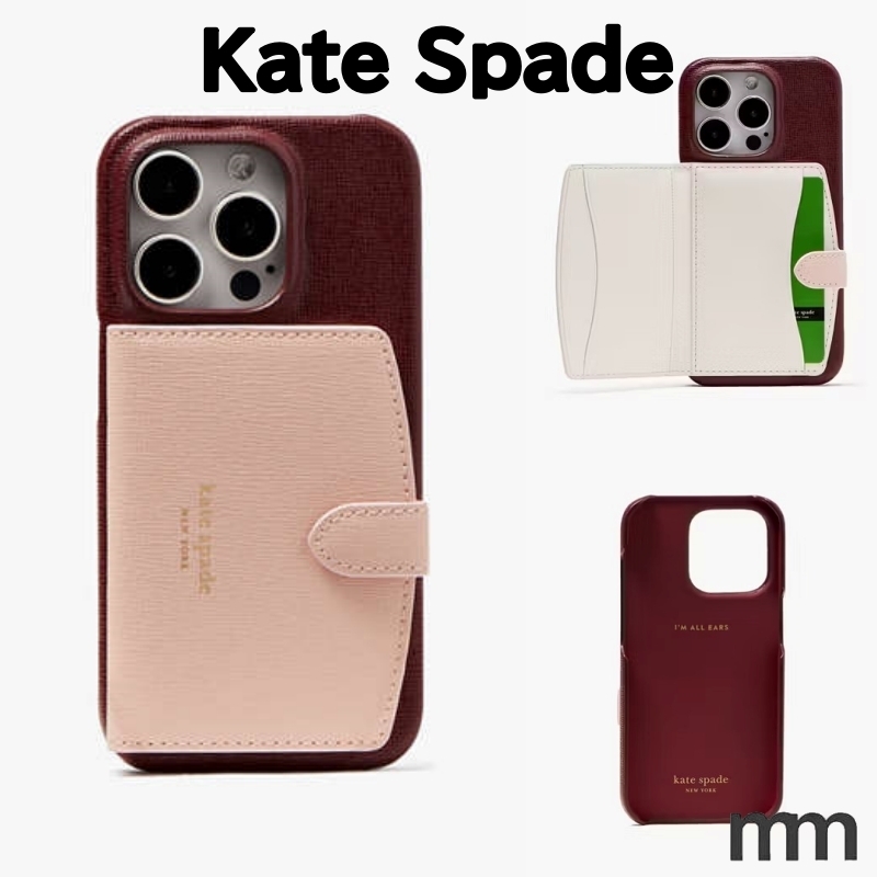 Kate Spade☆モーガンカラーブロック iPhone14Proカードホルダー
