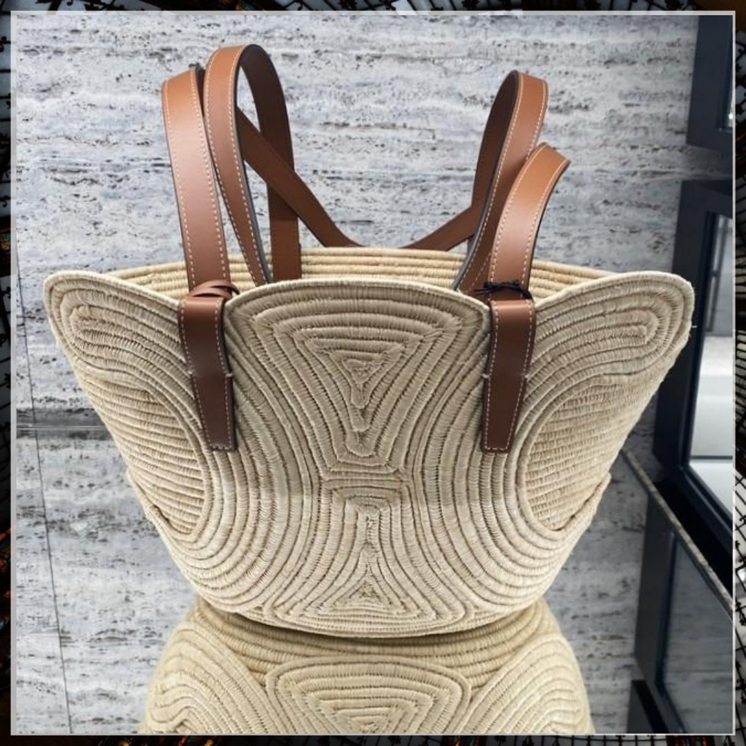 CELINE 新作 人気 かごバッグ ミディアム ブレーデッド TRIOMPHE