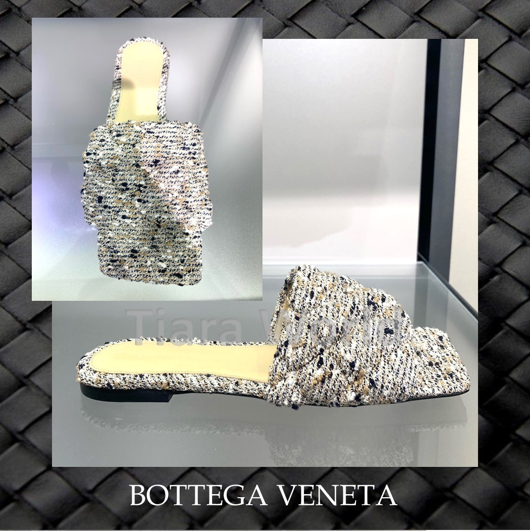 BOTTEGA VENETA◆パッド入り キルト フラット サンダル ミュール