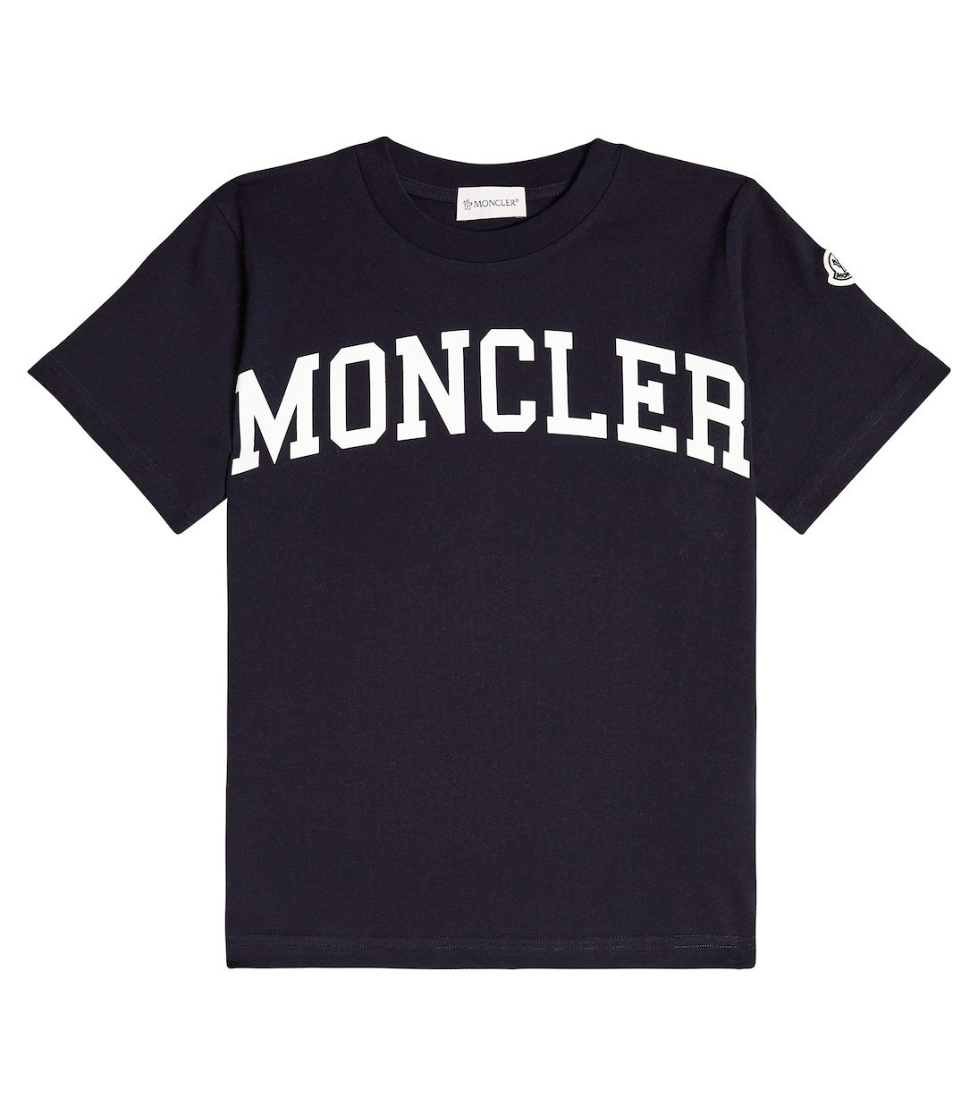 Moncler☆関税込☆ロゴコットンジャージーTシャツ MONCLER】ロゴ入りコットンジャージーTシャツ