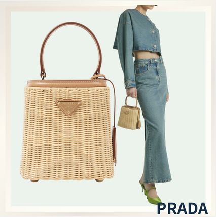 ウィッカー PRADA(プラダ) バッグ・カバン(レディース) - 海外