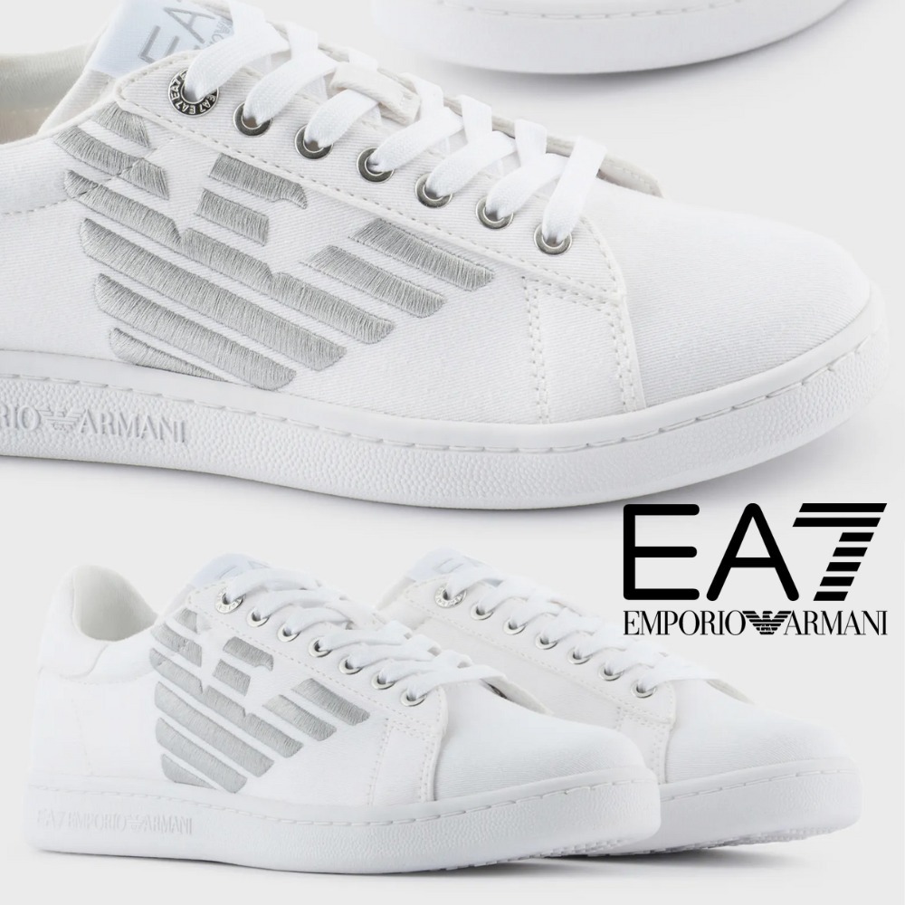 関税送料込♪EA7/クラシック スニーカー ‘Triple White’