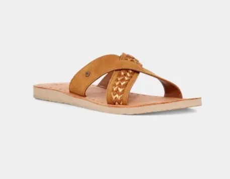 人気【UGG】Lexia レザー ジュート ロゴ サンダル 在庫発掘♪ 人気【UGG】Lexia レザー ジュート ロゴ サンダル 在庫発掘♪