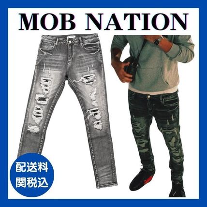 Mob Nation モブ ネーション グレー シェニール パーカー Hoodies – Mob Nation