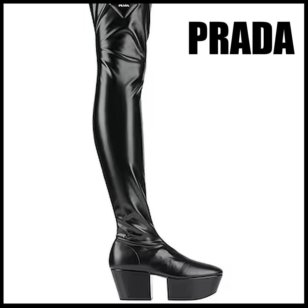 【PRADA】ブーツ ブラック ☆セール中 !!