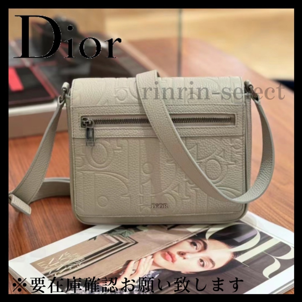 クールメンズ♡【Dior】フラップ付 メッセンジャーバッグ♪