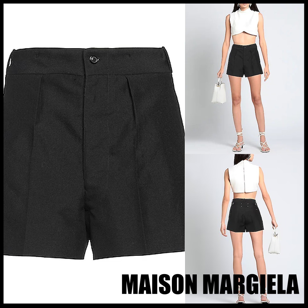【MAISON MARGIELA】ショートパンツ ブラック