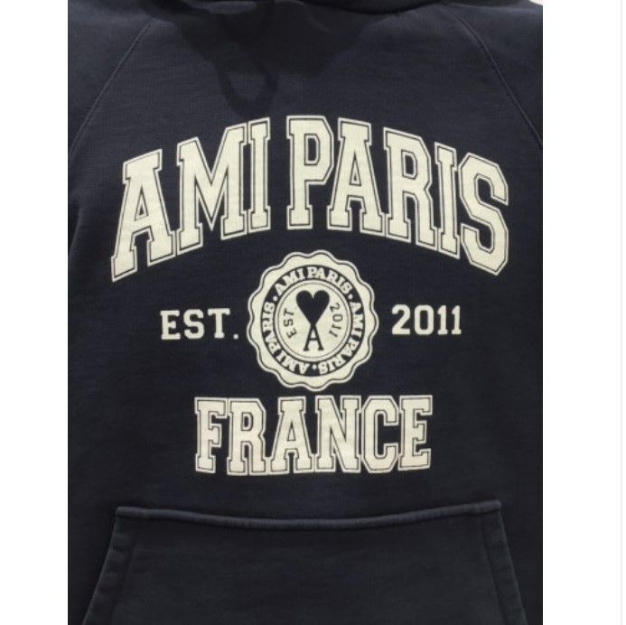 Ami Paris France Hood Sweatshirt アミ パリス ロゴ パーカー