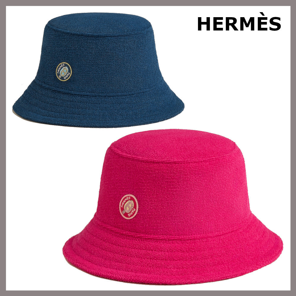 織りパッチ付き【HERMES】Harper ハーパー  バケットハット