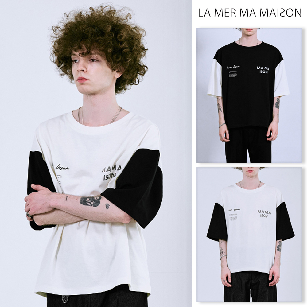 【LA MER MA MAISON】24SS★ S COLORING HALF-T
