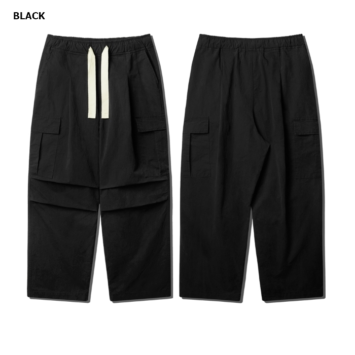 EZKATON正規品☆24SS☆One Tuck Big Pocket Cargo Pants