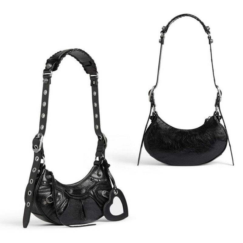 【関税送料込】Balenciaga ロゴ ショルダーバッグ ブラック 関税送料込】Balenciaga ロゴ ショルダーバッグ ブラック バッグ