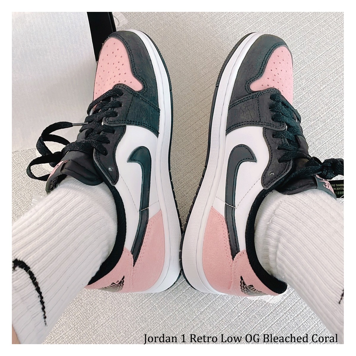 ★ NIKE ★ Jordan 1 Retro Low OG Bleached Coral