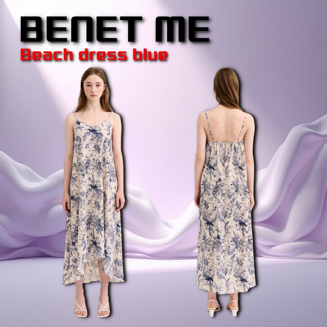 ◆BENETME◆ビーチドレス◆ブルー◆