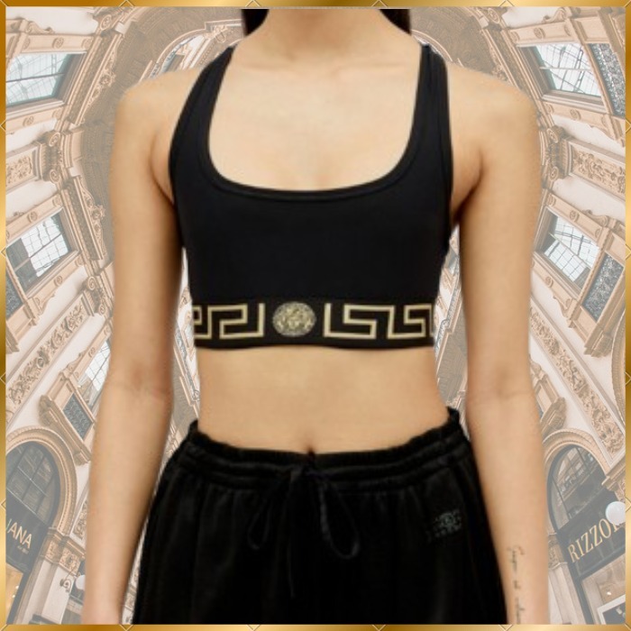 関税込♦VERSACE♦グレカ・トリム・スポーツ・ブラ