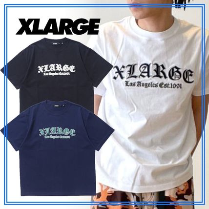 完売必須 XLARGE OLD ENGLISH LOGO S/S TEE フロント部分がPOINT