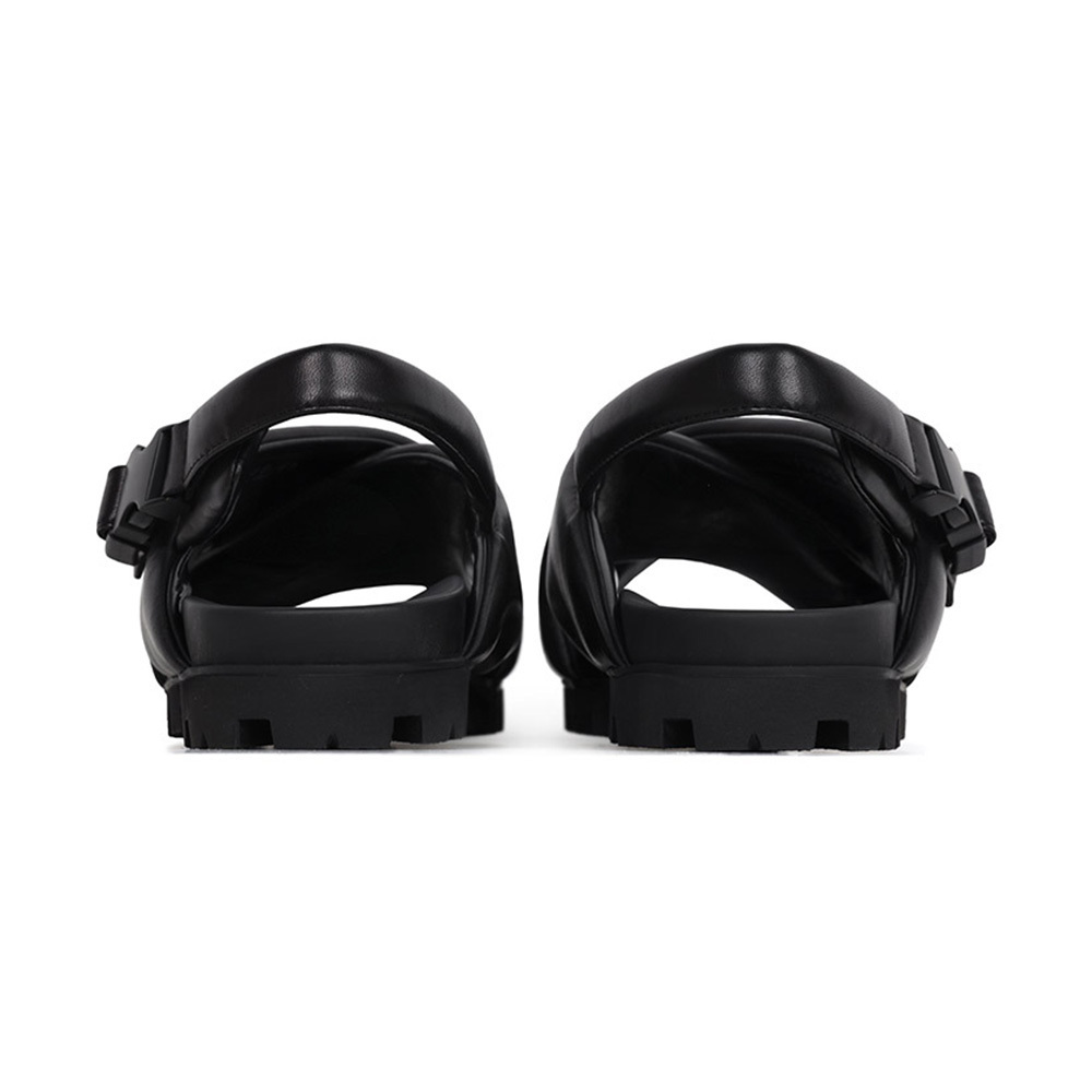 関税負担なし☆PRADA プラダ ナッパレザー サンダル 大人気 プラダ PRADA ナッパレザーサンダル (PRADA/サンダル