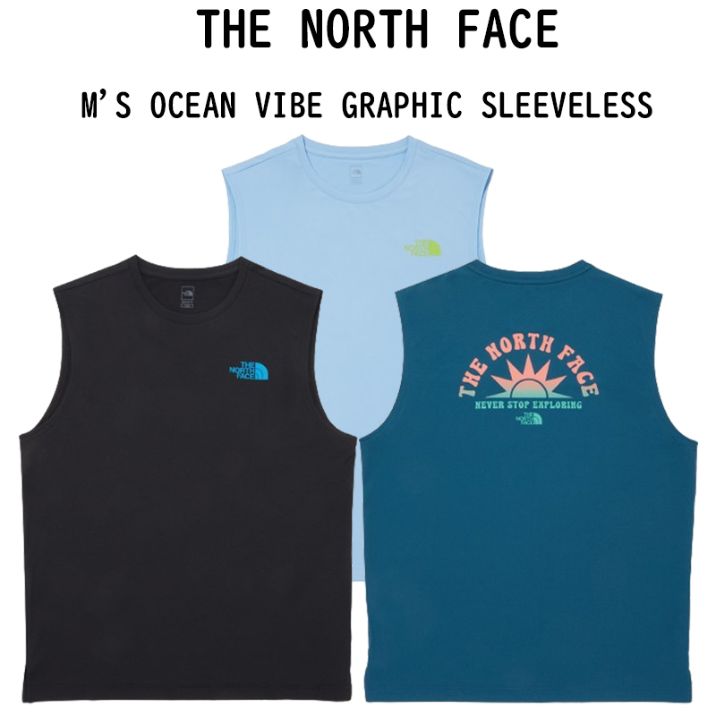 THE NORTH FACE★24SS★OCEAN VIBE GRAPHIC SLEEVELESS_NT7VQ26