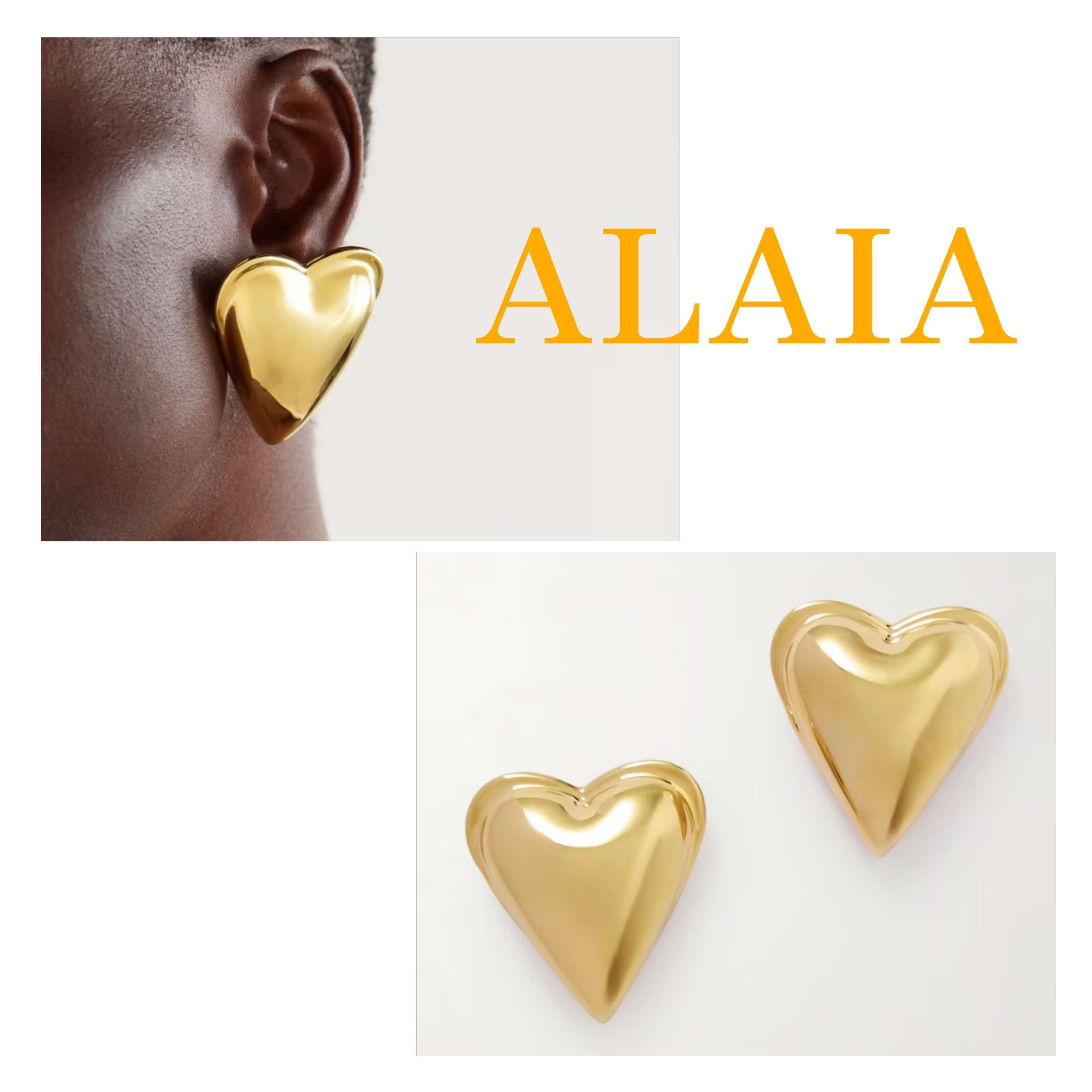 ALAIA☆Bombe gold-tone earrings ゴールドトーンピアス【UK発】