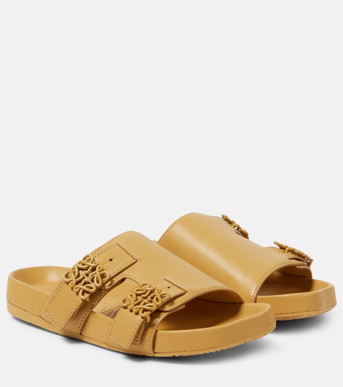 《女性の憧れ》【LOEWE】レザースライド
