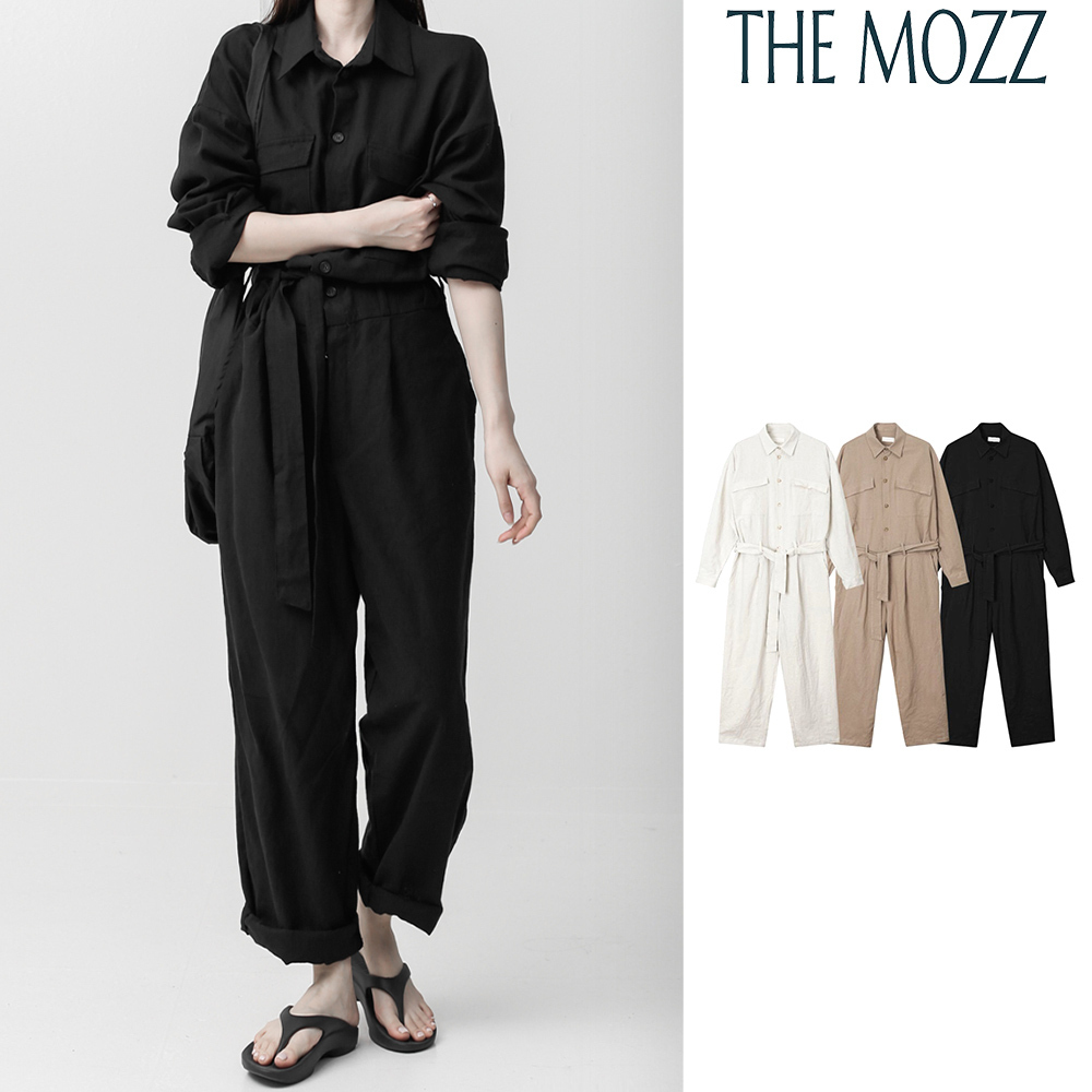 【THE MOZZ】[Premium] Teach Me Linen Jumpsuit