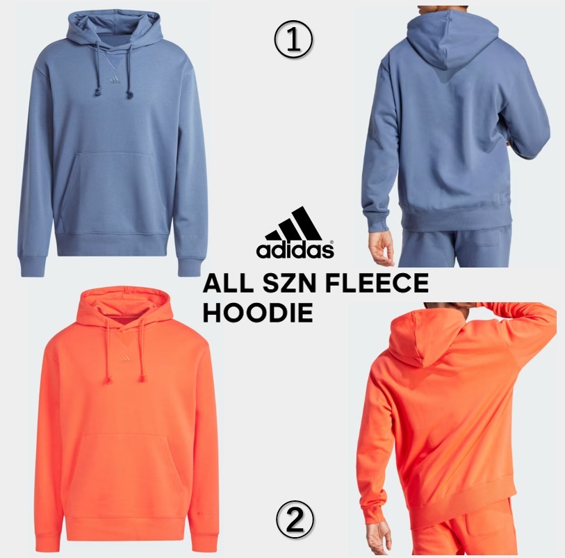 大人気！☆アディダスメンズ☆ALL SZN FLEECE HOODIE☆選べる2色