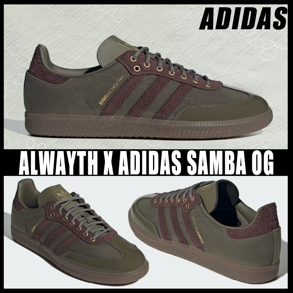 ◆コラボ商品◆ALWAYTH X ADIDAS SAMBA OG◆正規品◆男女共用◆