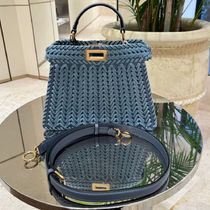 【FENDI】ピーカブー ISeeU S ライトブルーデニムインターレース