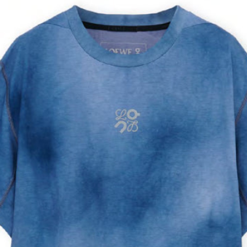 コラボ LOEWE◆LOEWE X ON 半袖 Tシャツ タイダイ ロゴ 大注目 大人気 コラボ LOEWE◇LOEWE X ON 半袖 Tシャツ タイダイ ロゴ T